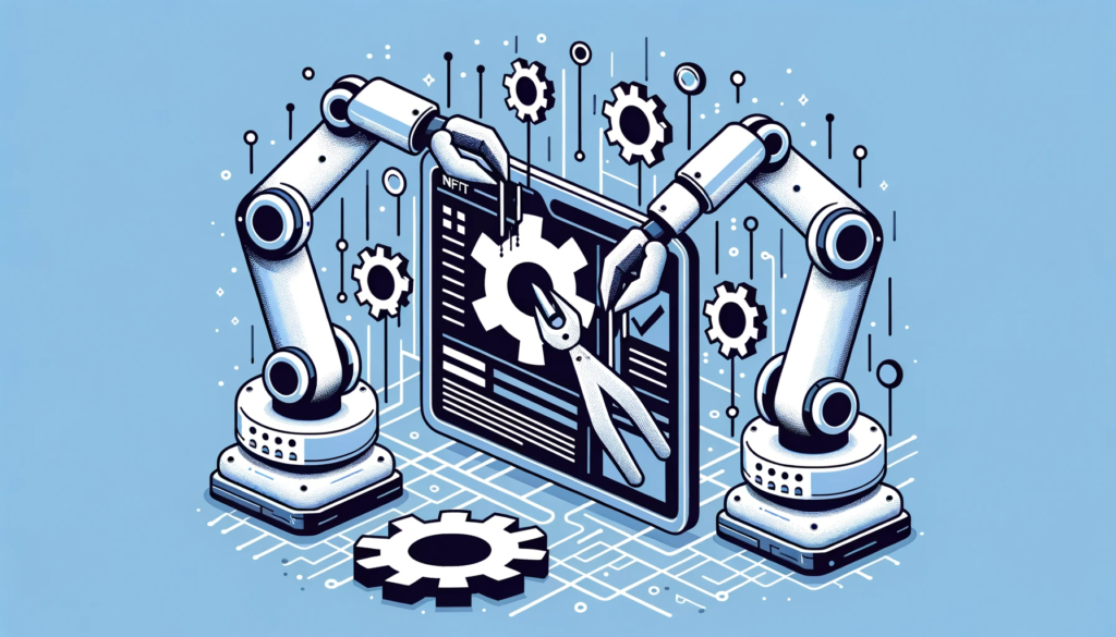 Automated tools addressing vulnerabilities in a digital NFT.